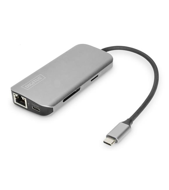 Digitus DA-70884 USB-C™ Universal Docking Station, 8 Port USB Type-C™