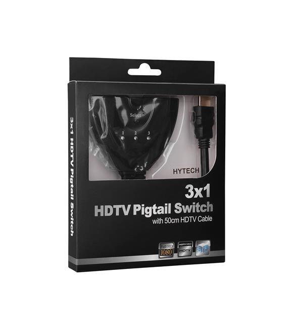 Hytech HY-HSW30 3 IN 1 HDMI Kablo