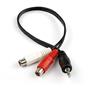 Dark 3.5mm Stereo Erkek - 2 x RCA Dişi (Analog Ses) Dönüştürücü Kablo