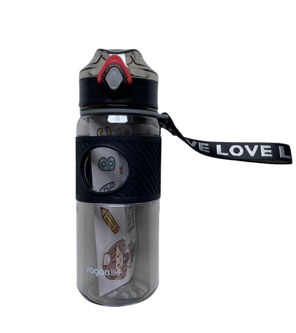 Vagonlife VGN2236 600ml Siyah Pipetli Matara