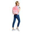 Kaukko K1525 Brıght Sırt Çantası Taşlı Rose _3)