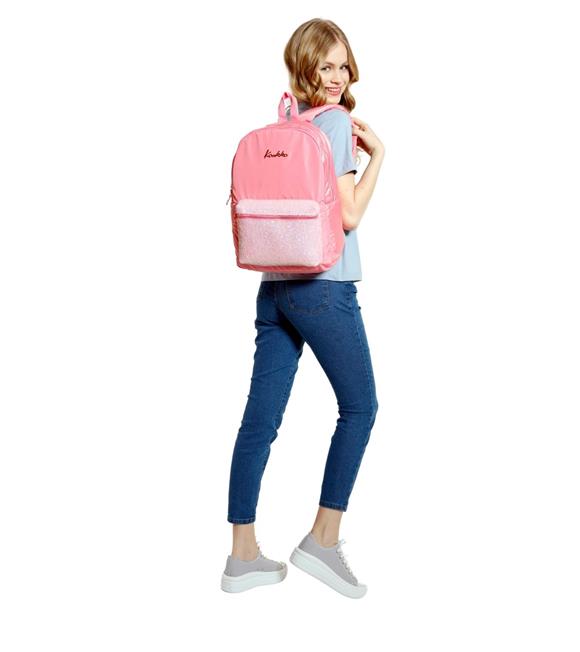 Kaukko K1525 Brıght Sırt Çantası Taşlı Rose