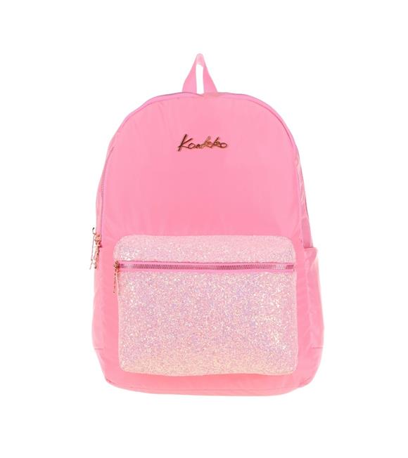 Kaukko K1525 Brıght Sırt Çantası Taşlı Rose