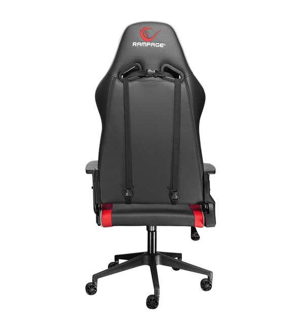 Rampage KL-R77 3D Kol,Tam Dökme Süngerli Siyah-Kırmızı Oyuncu Koltuğu