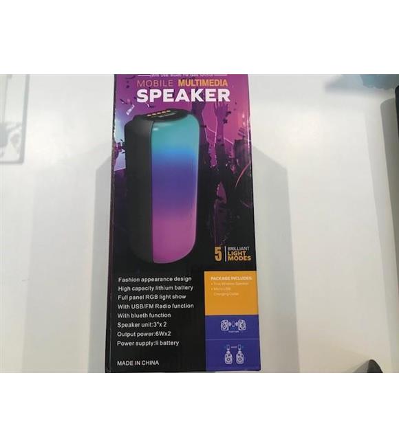 Portable Ms-3623BT Şarjlı Fm-Sd-usb Bluetooth RGB Spekaer