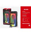 KTS-1555 Siyah Mikrofonlu Bluetooth-Fm-Usb Küçük El Anfisi Usb