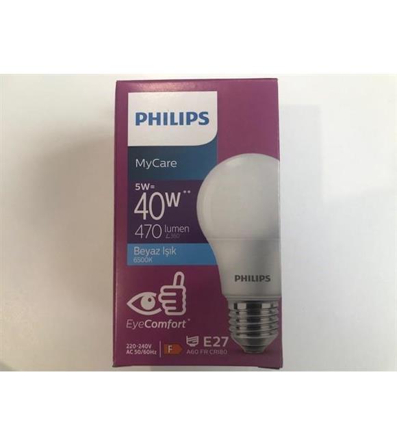 Philips Ledbulb 5w-40w 6500k 407Lumen Led Beyazı Işık E27