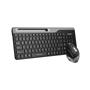 A4 Tech Fstyler FB2535C Gri Bluetooth+2.4G Nano Fn Multimedya Klavye Şarjlı Mouse Set