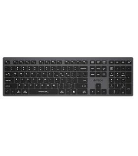 A4 Tech Fstyler FBX50C Gri Bluetooth+2.4G Nano Fn Şarjlı Multimedya Klavye