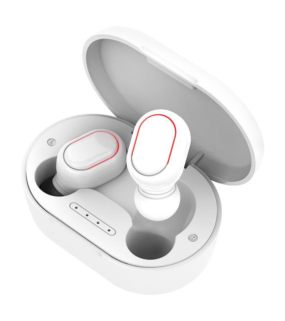 Asonic AS-TWS7S Beyaz Mobil Telefon Uyumlu Bluetooth TWS AirPods Mikrofonlu Kulaklık