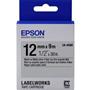 Epson LK-4TBN Şeffaf Üzeri Siyah 12mm 9Metre Etiket