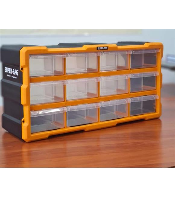 Asrın Asr-6005 12 Li Yatay Monoblok Çekmece (49,7x15,7x25 cm)