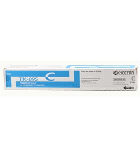 Kyocera TK-895C Cyan Mavi Orjinal Fotokopi Toneri FS-C8020-8025-8520-8525 6.000 Sayfa
