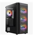 Aerocool-AE BEAM 500 Beam 500W 4 x 12cm FRGB Fanlı Mini Tower Kasa