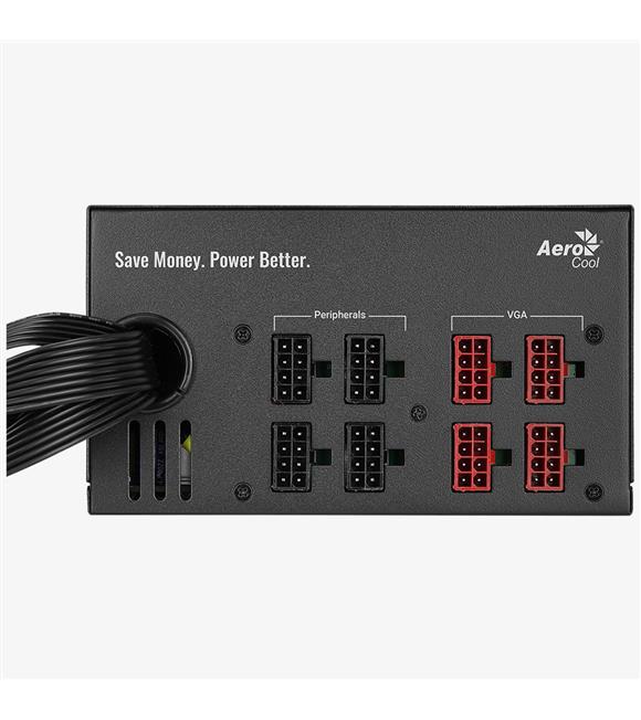 Aerocool-AE KCASP1200GM KCAS1200GM 1200W 100-240V AC 14cm Fan 80+ Gold Güç Kaynağı