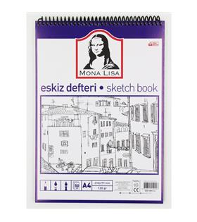 Mona Lisa Eskiz Defteri Telli A4 120 GR 50 YP MN13-4