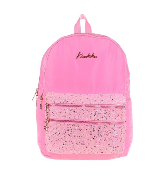Kaukko Sırt Çantası Magıc Dreams Taşlı Pullu-Pembe K1546