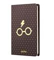 Mabbels Sert Kapak Mini Defter Harry Potter Gözlük Bordo 80 YP 9x14 DFT-388272