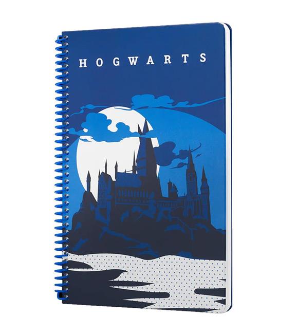 Mabbels Spiralli Defter Harry Potter Hogwarts Lacivert 80 YP 17x24 DFT-388425