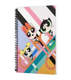 Mabbels Spiralli Defter The Powerpuff Girls Pembe 80 YP 17x24 DFT-388470