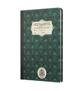 Mabbels Sert Kapak Butik Defter Harry Potter Hogwarts Syltherin Yeşil 80 YP 15x21 DFT-388166