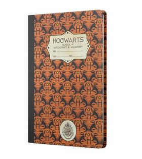 Mabbels Sert Kapak Butik Defter Harry Potter Hogwarts Hafflepuf Kahverengi 80 YP 15x21 DFT-388180
