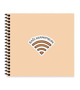 Keskin Color Sticker Defter Hisli Şeyler 16x15 50 YP Çizgili Stickerli Defter Bağlanamıyorum