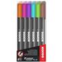 Kores Permanet Marker Set 6 Lı Pvc