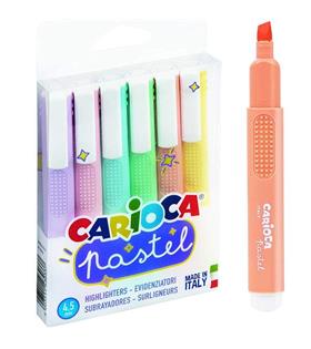 Carioca Fosforlu Kalem Pastel 6 Lı 43033