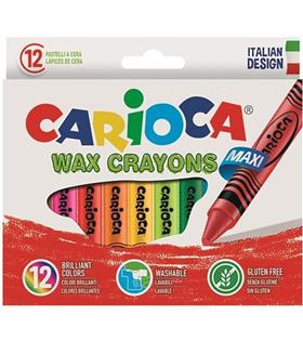 Carioca Pastel Boya Wax Maxı Yıkanabilir 12 Li 42369