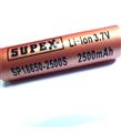 Supex ICR14500-900F-5C 900MA 3.7V 5C Deşarj Akımı Düz Kafa Pil Akü ve Akü Şarj Cihazları