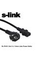 S-link SL-P175 1.5m 0.75mm Lüks Power Kablo