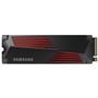 Samsung 1TB 990 PRO w-Heatsink MZ-V9P1T0CW 7450-6900MB-s RGB PCIe NVMe M.2 SSD Disk
