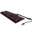 HP 6YW76AA Omen Encoder LED Kablolu Mekanik Oyuncu Klavyesi RGB (Cherry MX Red)_1)