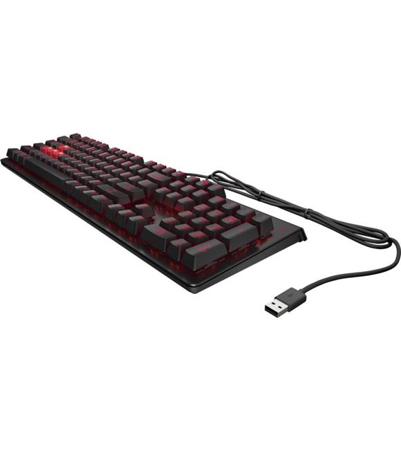 HP 6YW76AA Omen Encoder LED Kablolu Mekanik Oyuncu Klavyesi RGB (Cherry MX Red)