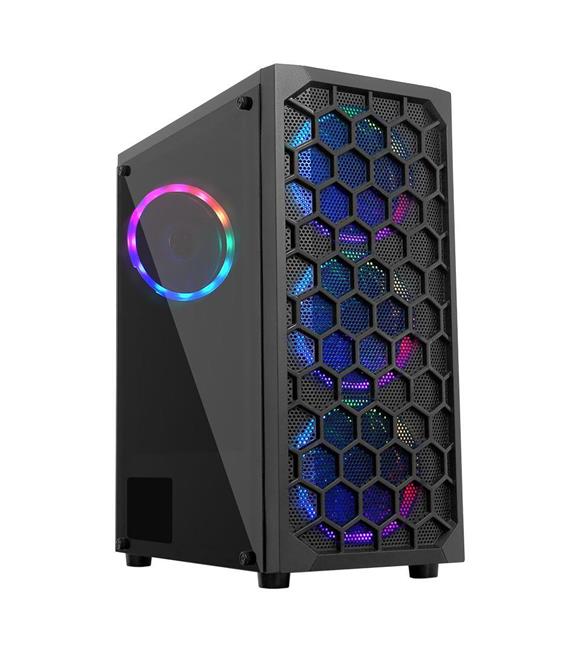 Frisby FC-8955G Gaming Kasa, RGB Fan (500W) Üst 1 x USB 3.0 Port, 2 x USB 2.0 Port, HD Audio Ses