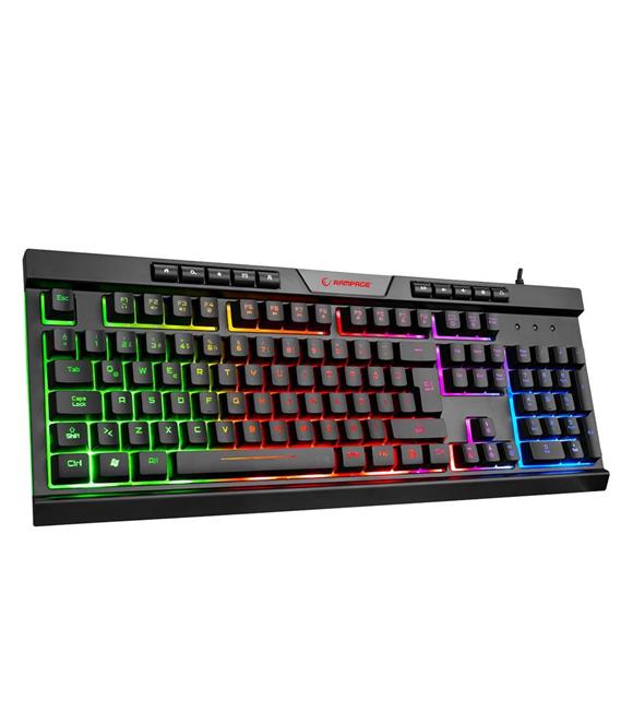 Rampage BYGAMEX-K2 Rainbow Aydınlatmalı Gaming Oyuncu Klavyesi