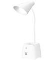 S-link SL-M9000 Usb Destekli Beyaz Masa Klipsli 6 SMD Ledli Okuma Lambası_1)