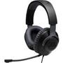 JBL Quantum 100 Siyah Kablolu Mikrofonlu Kulak Üstü Oyuncu Kulaklığı