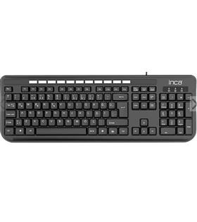 Inca IK-254QU Kablolu Q-USB Multimedya Black Laser Prınt  Klavye (Kablo 1.5mt Uzunluk)