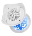 Mikado MD-20BT Beyaz Dekoratif 5W 1200mAh BT-LED Işıklı Bluetooth Hoparlör_2)