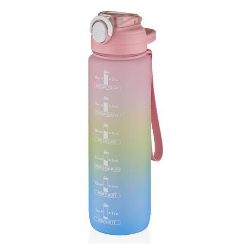 Vagonlife VGN2219 1000ml Renkli Pipetli Matara Okula Dönüş Kampanyası Mataralar