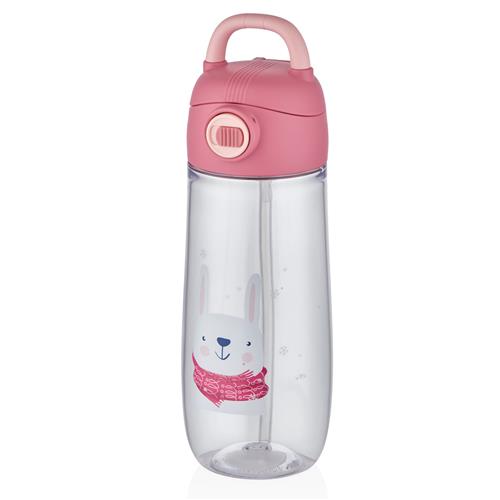 Vagonlife VGN6678 550ml Pembe Pipetli Matara Okula Dönüş Kampanyası Mataralar