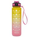 Valletta VLT1246 Fofana Bpa Içermez Motivasyonel Su Matarası 900ML Pembe