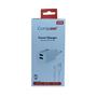 Compaxe CTA-521DIU 5v 2.1A 10W 2USB 1mt Usb 3.0 Ev Şarj Kafa + Lightning Şarj Kablosu