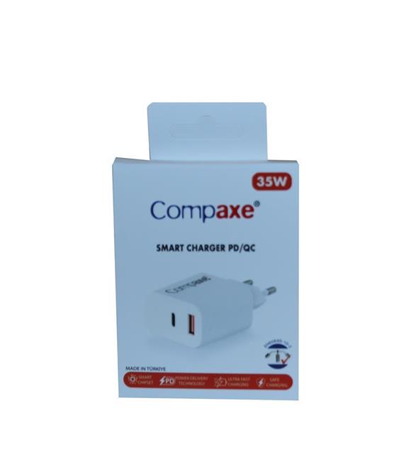 Compaxe CTA-350UT 35W 5V 3A PD-QC+ Type-C Usb Şarj Kablosu