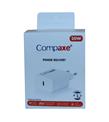 Compaxe CTA-200C PD USB-C 3.0 20W Ev Şarj Kafa