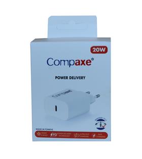 Compaxe CTA-200C PD USB-C 3.0 20W Ev Şarj Kafa
