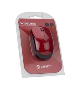 Everest SM-833 Usb Siyah-Kırmızı 1200dpi Optik Kablosuz Mouse