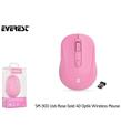 Everest SM-300 Usb Rose Gold 4D Optik Süper Sessiz AAlkalin Pil Kablosuz Mouse